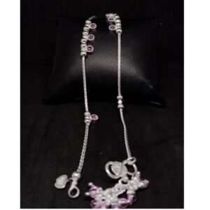 silver fancy anklets payal RH-LA886