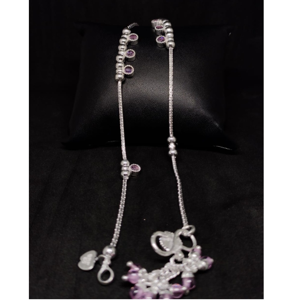silver fancy anklets payal RH-LA886