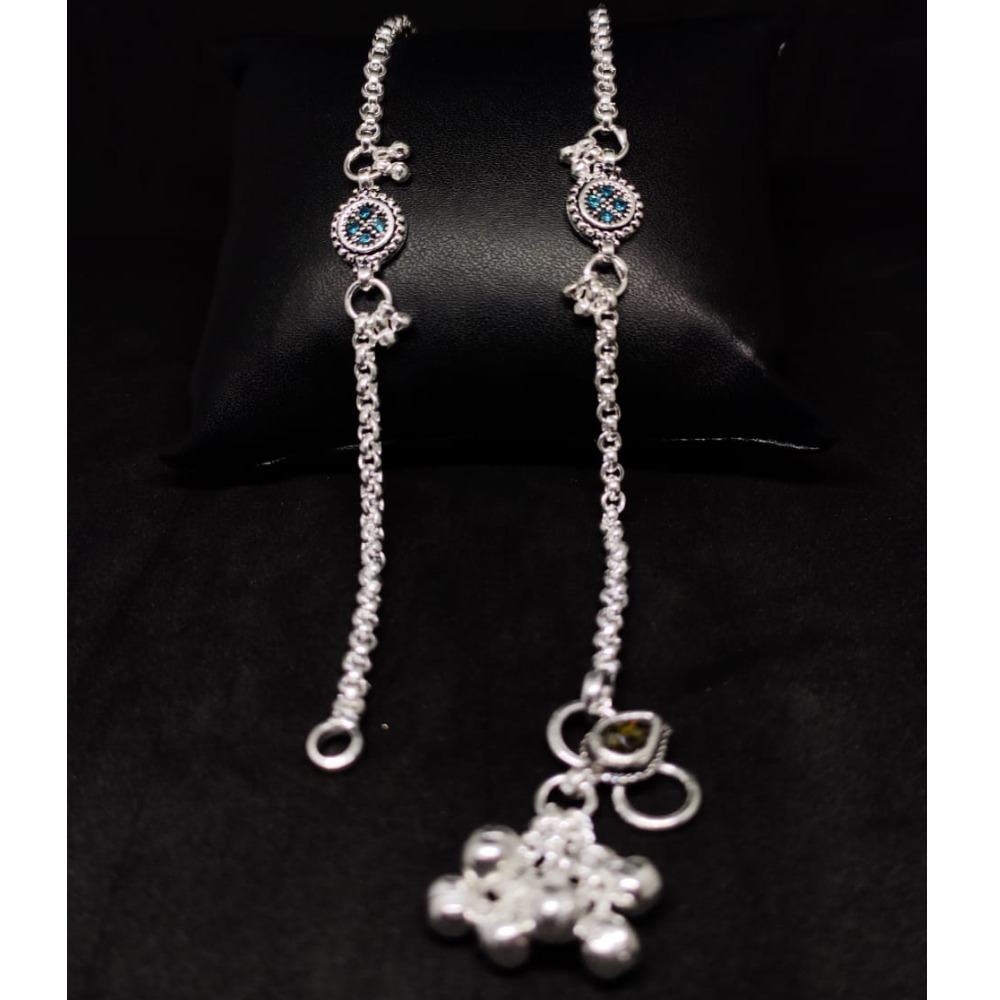 silver fancy anklet payal RH-LA885