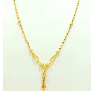 22 carat gold ladies classic dokiya chain RH-DC728
