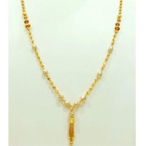 22 Carat gold ladies classic dokiya chain RH-DC726