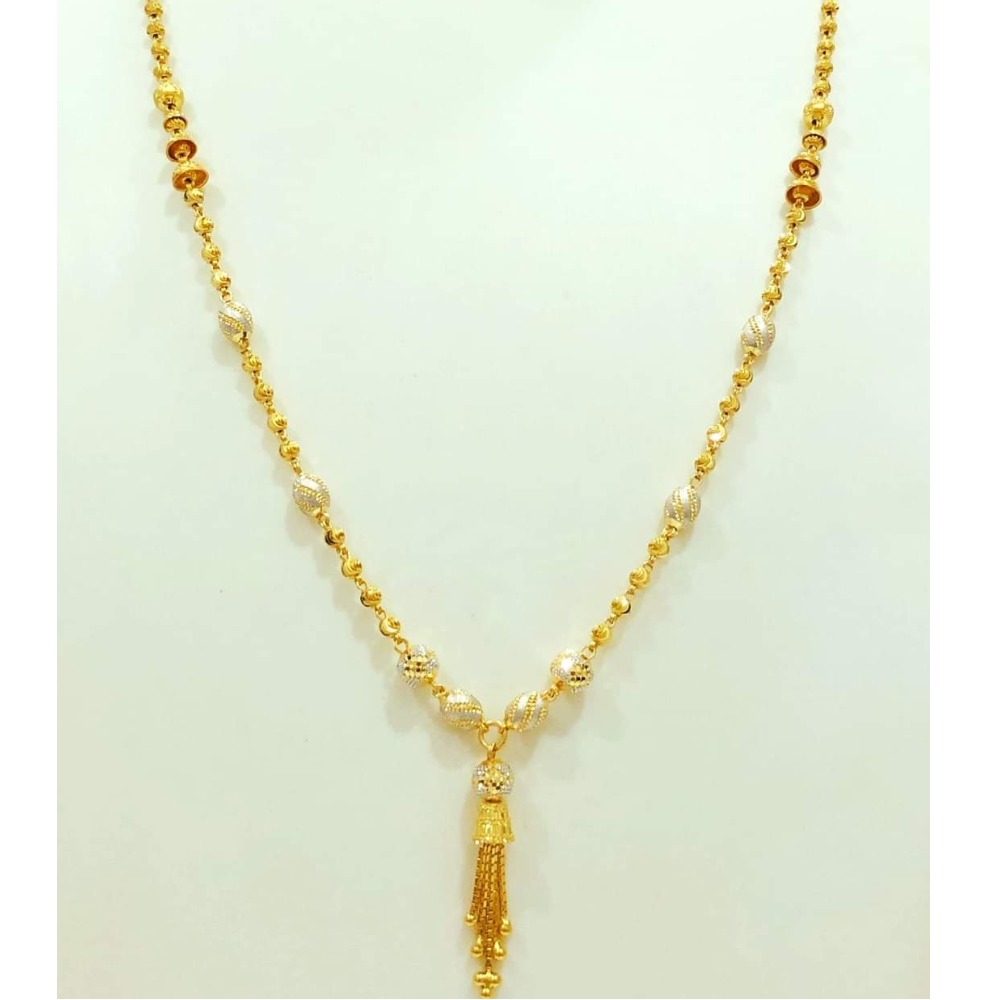 22 Carat gold ladies classic dokiya chain RH-DC726