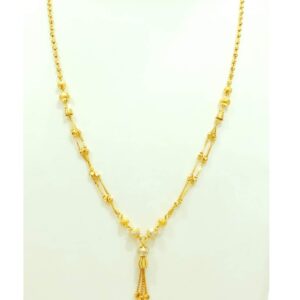 22 carat gold ladies classic latkan dokiya chain RH-DC718