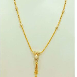 22 carat gold ladies latkan dokiya chain RH-DC716