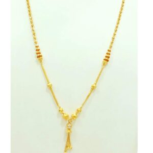 22 carat gold ladies latkan dokiya chain RH-DC714