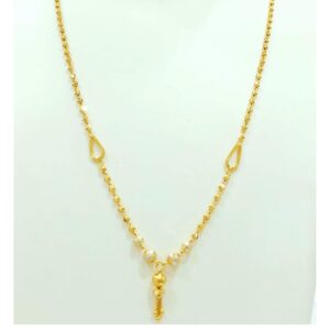 22 carat gold ladies dokiya fancy chain RH-DC713