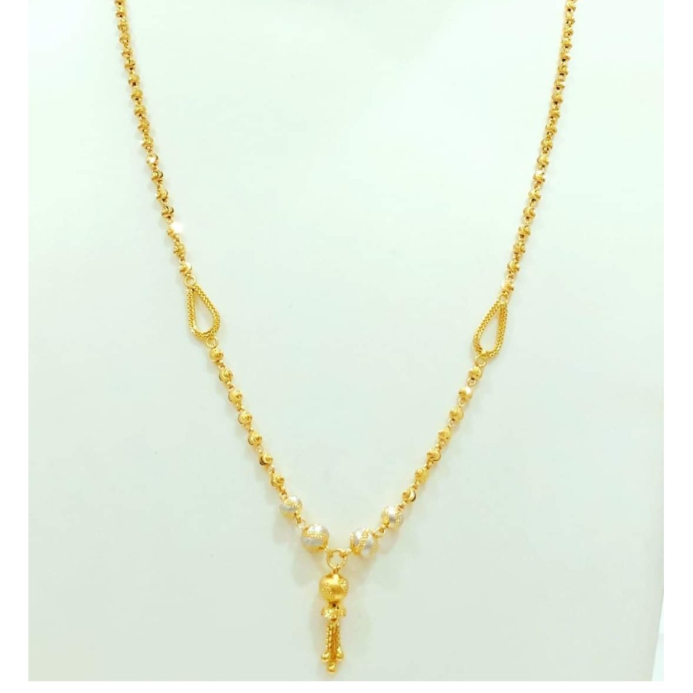 22 carat gold ladies dokiya fancy chain RH-DC713