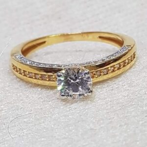 GOLD 22K/916 Ladies diamond ring  RH-GR331