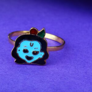 916 gold krishna kids rings rH-kR022