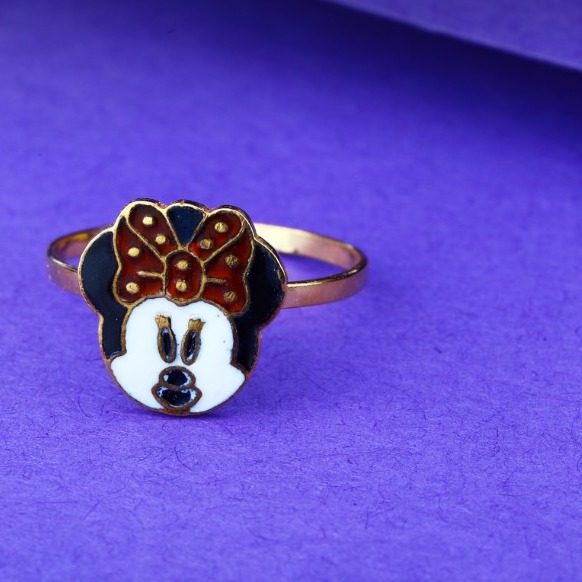 916 gold kids micky mouse rings RH-kR055