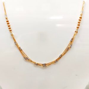 22 Carat GOLD ladies modarn chain RH-CH123