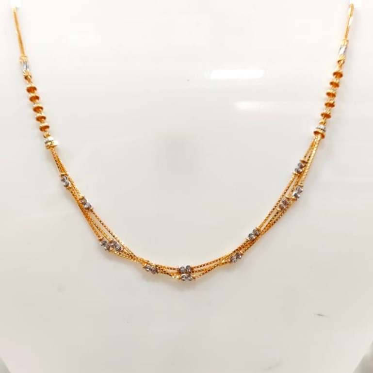 22 Carat GOLD ladies modarn chain RH-CH123