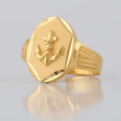 22 Carat gold gents fency RH.-GR115