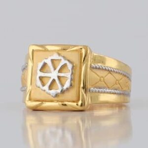 22 carat gold gents fency ring RH-vt103