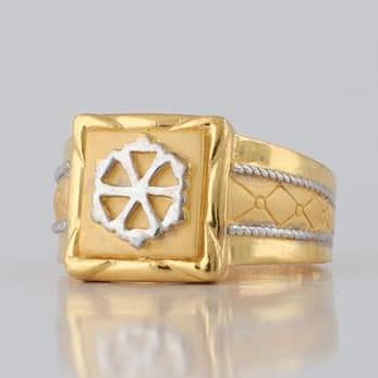 22 carat gold gents fency ring RH-vt103