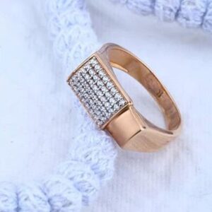 18Kt Rose gold Premium Gents Ring RH-GR52