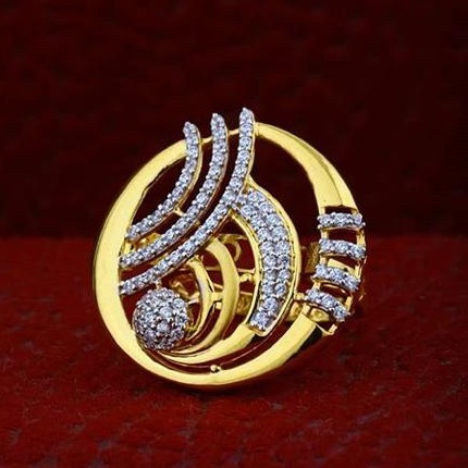 22Kt Gold ladies party wear ring RH-gR052