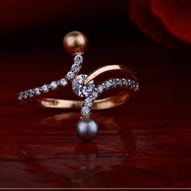 18Kt Rose Gold Ladies Premium Ring RH-LR91