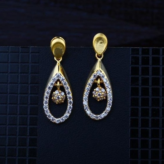 916 Gold CZ Earring RH-ER086