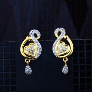 916 Gold CZ Earring RH-ER084