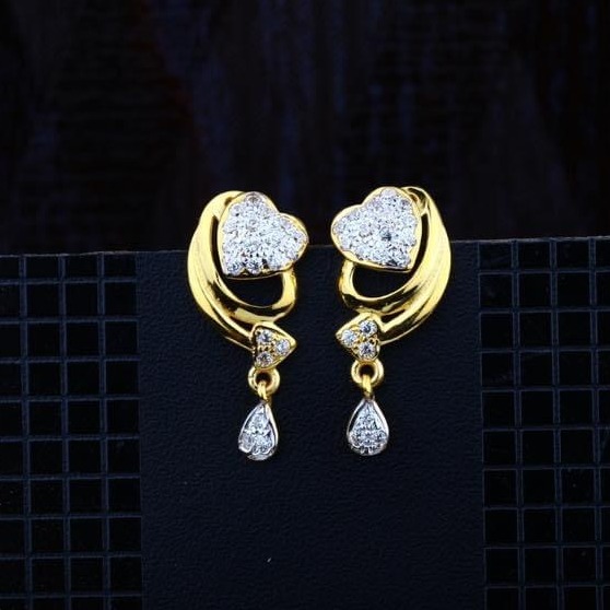 916 Gold CZ Earring RH-ER081