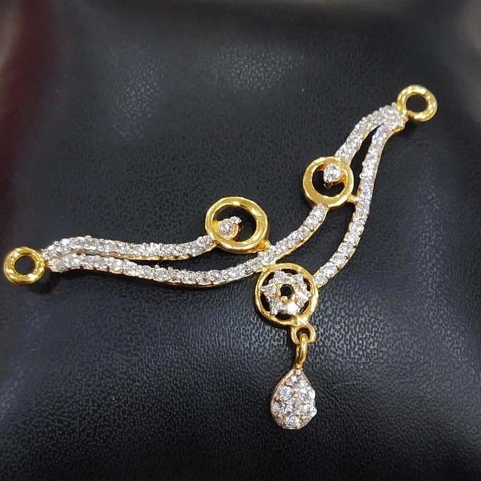 916 Gold 22kt Diamond Mangalsutra Pendal RH-MSP29