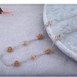 18Kt RoseGold ball Chain RH-RGD24