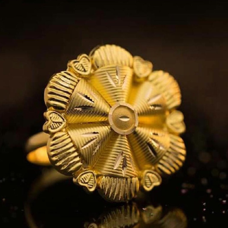 916 Gold umbrella Ladies Ring RH-LR103