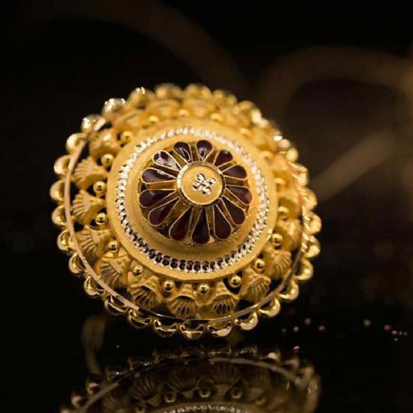 916 Gold umbrella Ladies Ring RH-LR101