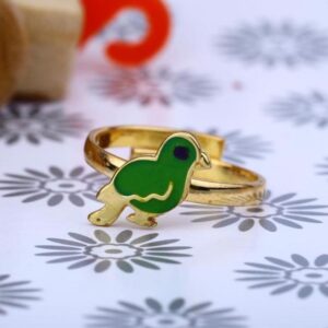 22kt Gold Bird Desgin Bacha Ring RH-BR05