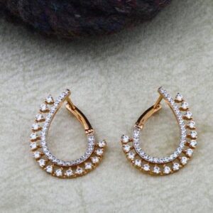 22Kt Gold Half Round EarRing RH-GE049