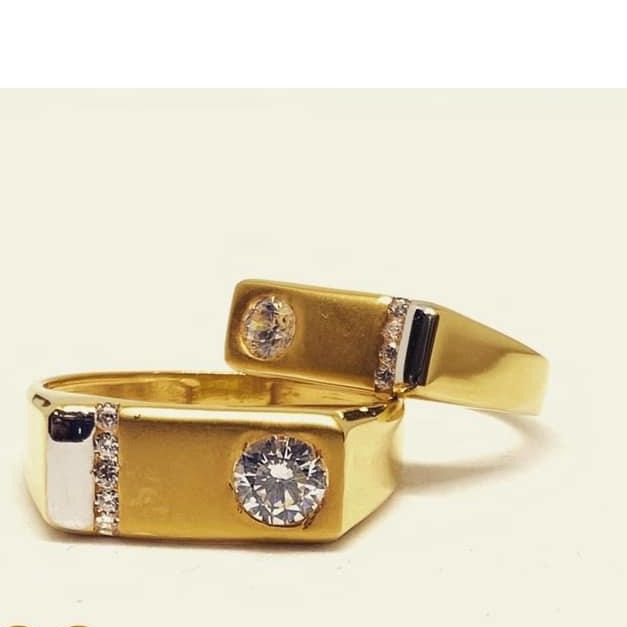 916 Gold Couple Ring RH-CP013