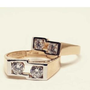 18kt Rose Gold Couple Ring RH-cPR 011