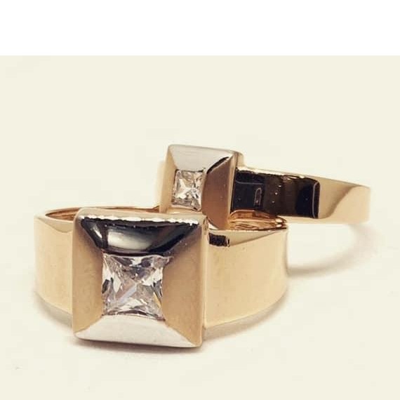 18kt Rose Gold Couple Ring RH-cPR 007