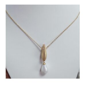 916 Gold Folding Namasta Chain Pendal RH-CP45