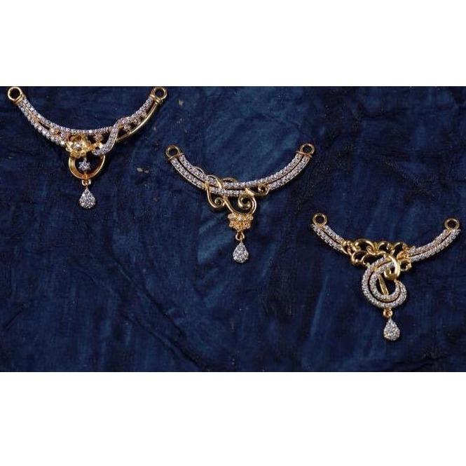 916 Gold Diamond MangalSutra Pendal RH-MSP03