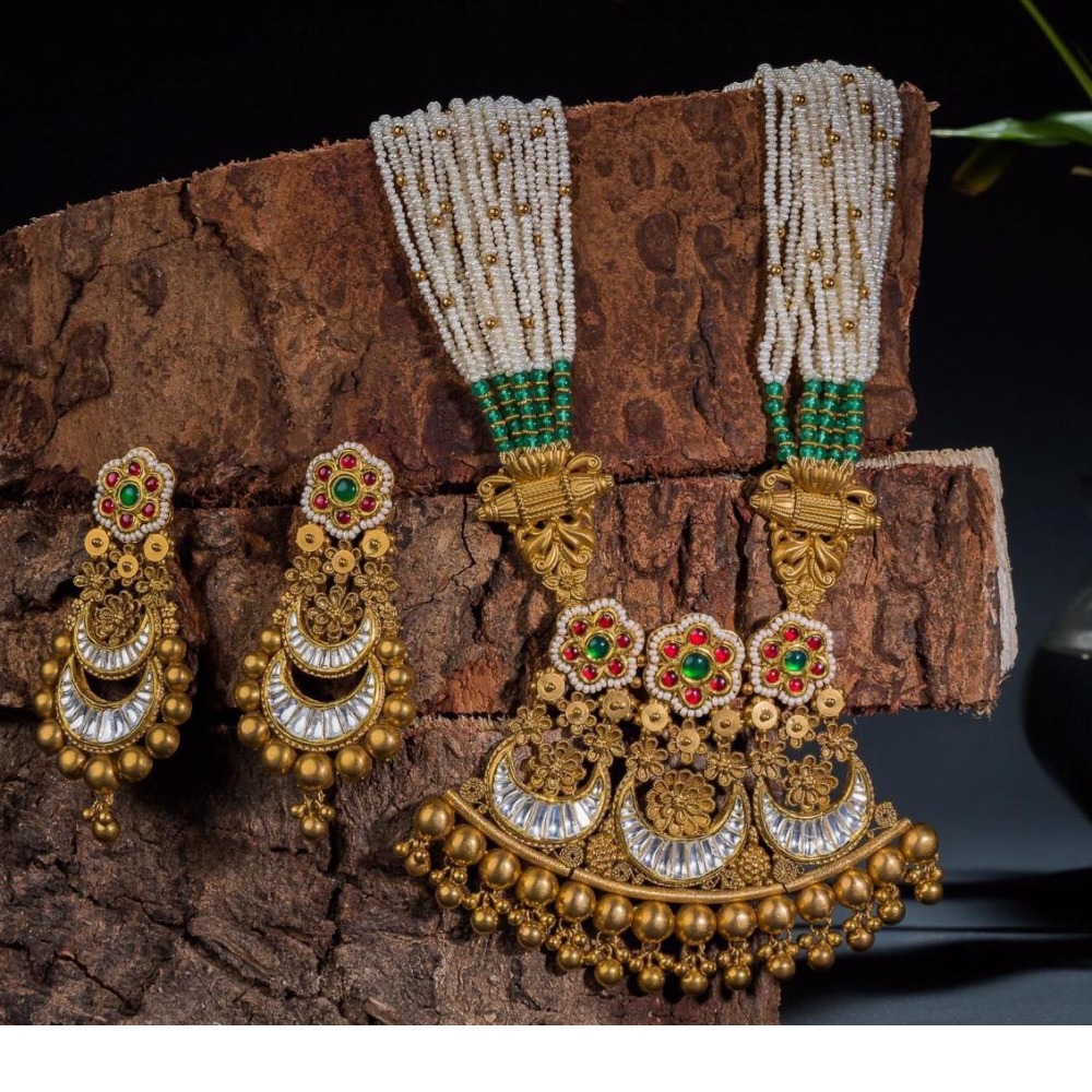 916 Gold Hm bridal Jadter Set RH-BS04