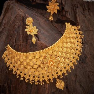 22Kt 916 Gold Calakati Set RH-CS01