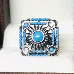 925 Starling Silver Antic Ladies Ring RH-925SR006