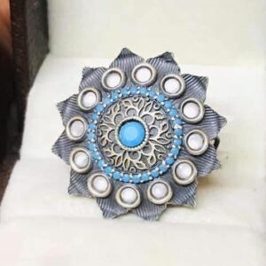 925 Starling Silver Antic Ladies Ring RH-925SR004
