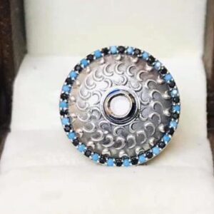 925 Starling Silver Antic Ladies Ring RH-925SR003
