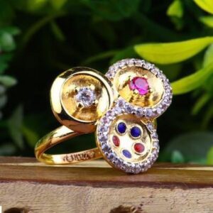 22KT Gold Ladies Ring RH-LR0012
