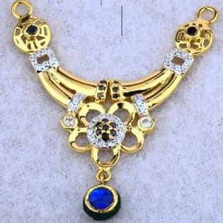 916 Gold Mangalsutra Pendal RH-MSP004