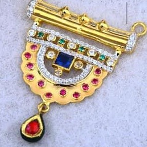 916 Gold Mangalsutra Pendal RH-MSP003
