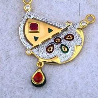 916 Gold Mangalsutra Pendal RH-MSP002
