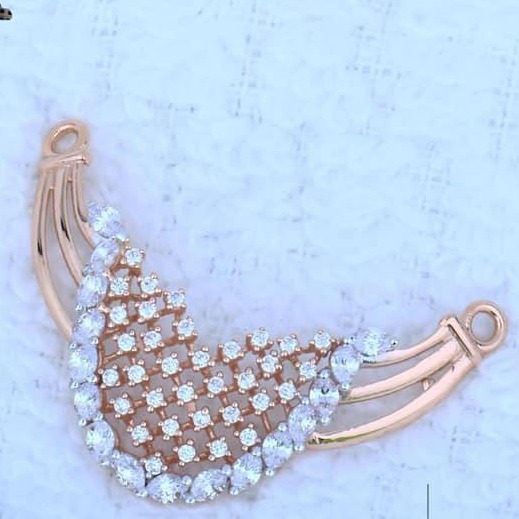 18kt Rose Gold mangalsutra Pendal  RH-MSP 004