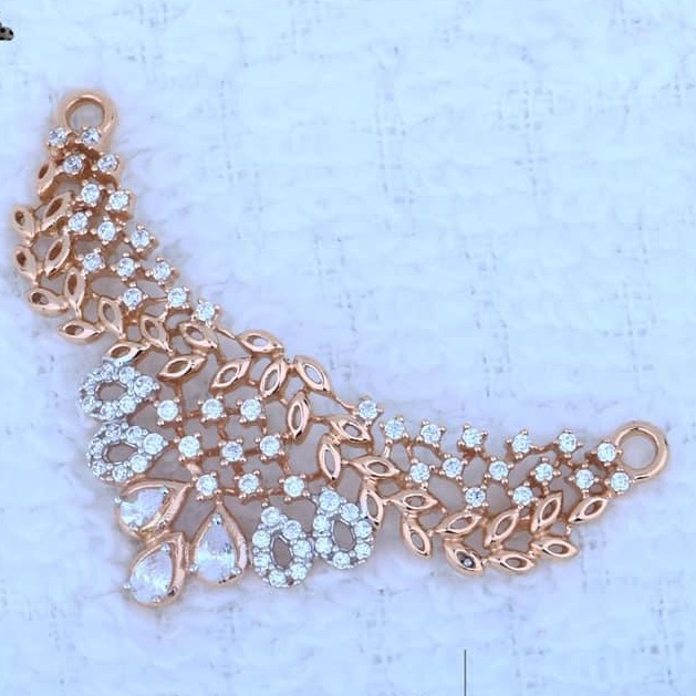 18kt Rose Gold mangalsutra Pendal  RH-MSP 002