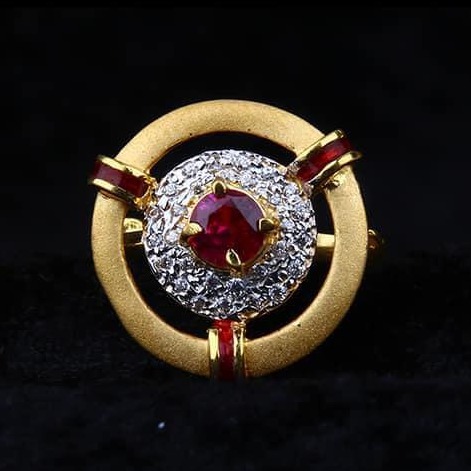 916 Gold Rubi Ring RH-LR002
