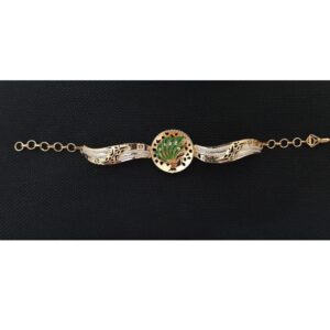 22Kt Gold Peacock Design Bracelet For Women RH-B002