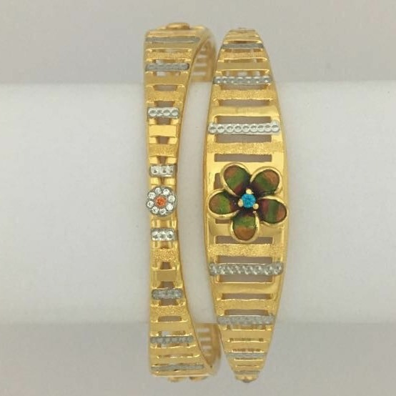 22kt Gold kada Bangles